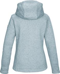 Rückansicht von KILLTEC KOW 5 Strickfleece Damen hell eisblau