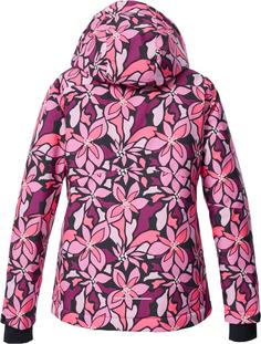 Rückansicht von KILLTEC KSW 211 Skijacke Kinder dunkelstein aop