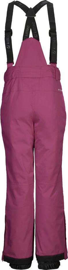 Rückansicht von KILLTEC KSW 198 Skihose Kinder dunkel himbeere