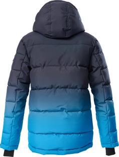 Rückansicht von KILLTEC KSW 382 Skijacke Kinder neon blue