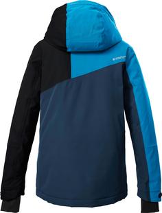 Rückansicht von KILLTEC KSW 192 Skijacke Kinder dunkel blau-himmel blau-schwarz blau