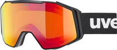 Uvex gravity Skibrille black matt red