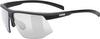 Uvex Aerios Brille - black matt-smoke