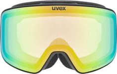 Rückansicht von Uvex pyrit V Skibrille black matt