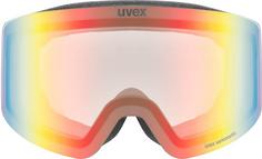 Rückansicht von Uvex provoqe Skibrille black matt