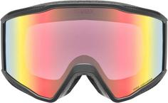 Rückansicht von Uvex blast Skibrille black matt