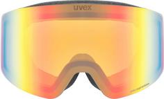 Rückansicht von Uvex provoqe Skibrille black matt