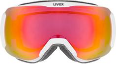 Rückansicht von Uvex downhill 2100 CV Skibrille white matt