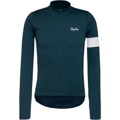 Rapha Core Thermal Fahrradtrikot Herren forest green-white