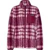 Columbia West Bend II Fleecejacke Damen - rich wine herringplaid