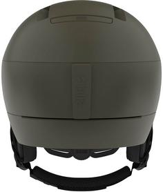 Rückansicht von Bliz S002 Skihelm matte camo green