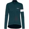 Rapha Core Winter Fahrradjacke Damen - forest green-white