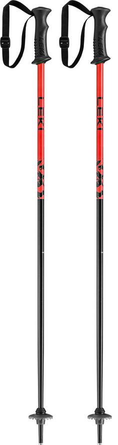 LEKI Rider Skistock Kinder black-bright red