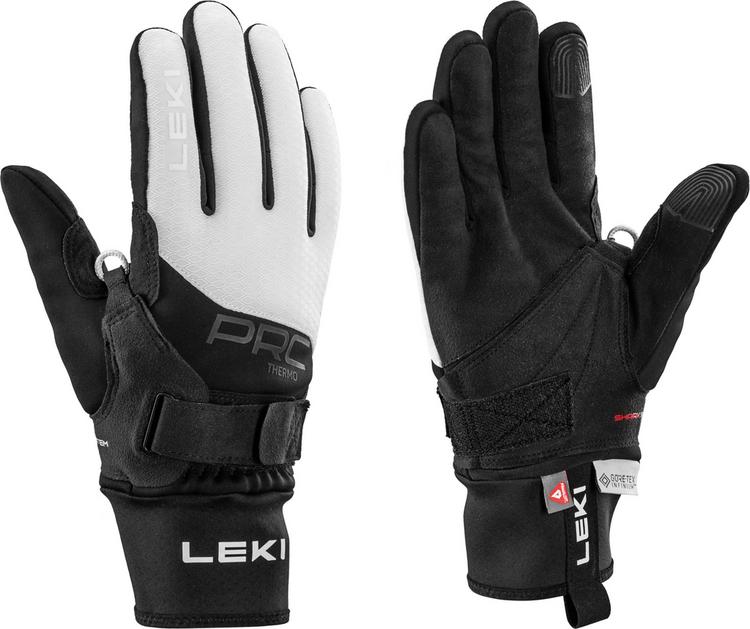 LEKI LEKI PRC ThermoPlus Shark Women Handschuh Damen - black-white - 0 | SportScheck
