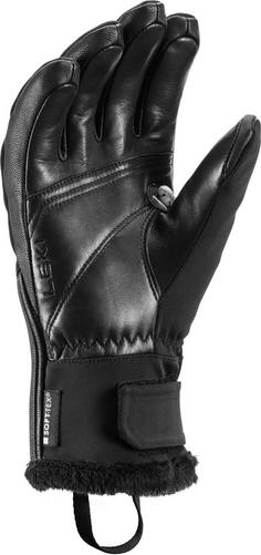 Rückansicht von LEKI Vallarta 3D Women Skihandschuhe Damen black