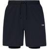 ICANIWILL Workout 2-in-1 Funktionsshorts Herren - black
