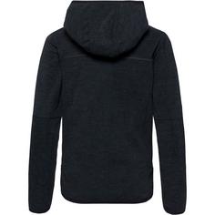 Rückansicht von McKinley Choco Fleecejacke Kinder melange-anthracite