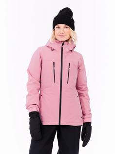 Rückansicht von Protest BEVERLY Skijacke Damen vintage pink