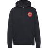 Santa Cruz Classic Dot Chest Hoodie Herren - black