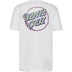 Rückansicht von Santa Cruz Winkowski Ufo Dot T-Shirt Herren white