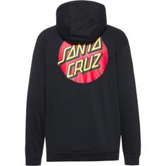 Rückansicht von Santa Cruz Classic Dot Chest Hoodie Herren black