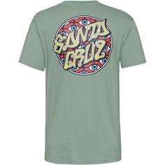 Rückansicht von Santa Cruz Salba Eyes Dot T-Shirt Herren moon rock