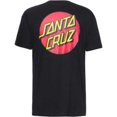 Rückansicht von Santa Cruz Classic Dot Chest T-Shirt Herren black