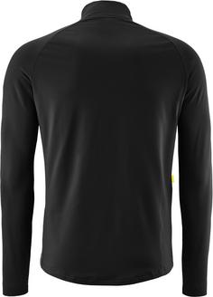 Rückansicht von Gonso Essential Langarmshirt Herren black