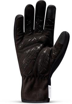 Rückansicht von Roeckl Raiano 2 Fahrradhandschuhe fluo yellow