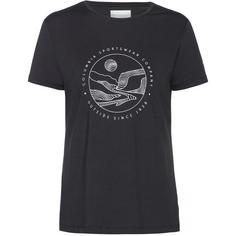 Columbia Sloan Ridge Funktionsshirt Damen black-linear landscape
