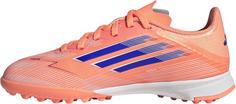 Rückansicht von adidas F50 LEAGUE TF J Fußballschuhe Kinder beaora-lucblu-ftwwht