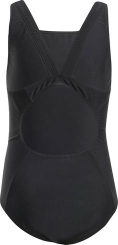 Rückansicht von adidas Badeanzug Kinder black-white