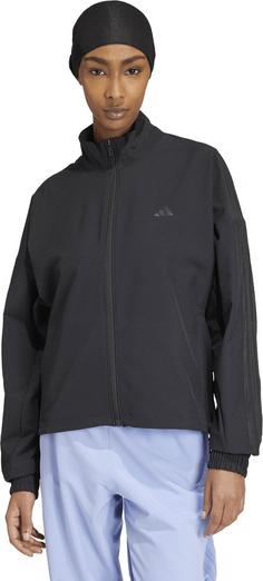 Rückansicht von adidas PACER Funktionsjacke Damen black