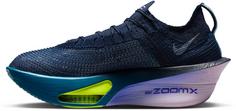 Rückansicht von Nike AIR ZOOM ALPHAFLY NEXT% 3 Laufschuhe Herren obsidian-white-doll-persian violet