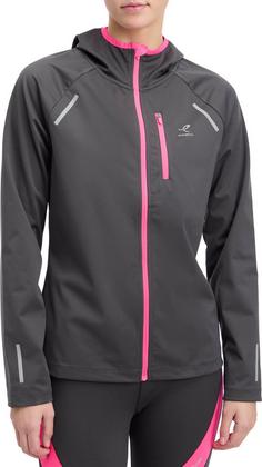 Rückansicht von ENERGETICS Tobba Laufjacke Damen anthracite-pink