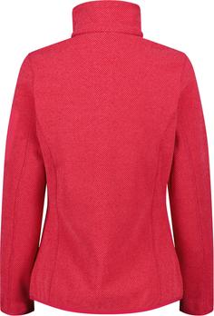 Rückansicht von CMP Strickfleece Damen carminio-pink