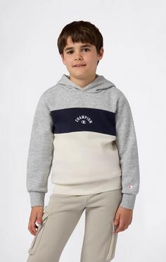 Rückansicht von CHAMPION LEGACY ICONS Hoodie Kinder new oxford grey melange