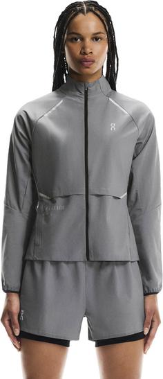 Rückansicht von On Weather Jacket Laufjacke Damen eclipse