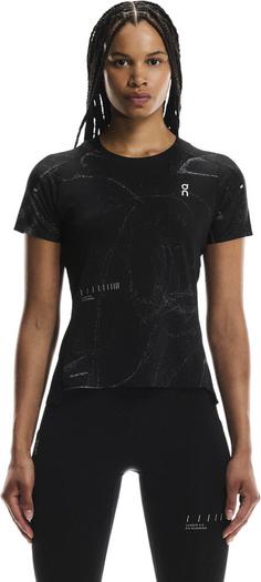 Rückansicht von On Performance-T Funktionsshirt Damen black