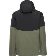 Rückansicht von VAUDE Gelvin Padded Funktionsjacke Herren black-khaki