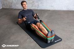 Rückansicht von Schildkröt Gymnastikband schwarz