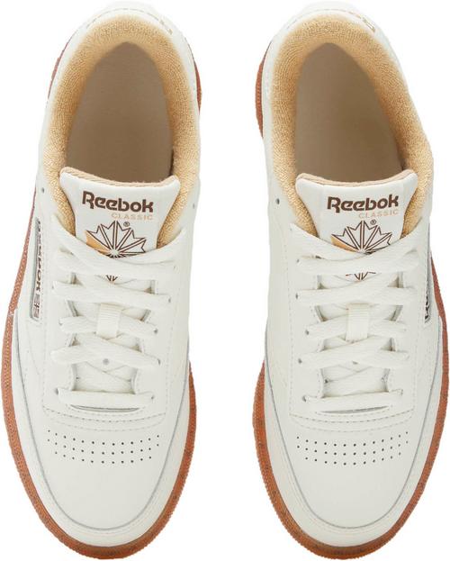 Rückansicht von Reebok CLUB C 85 Sneaker Damen vintagechalk-chalk-camel