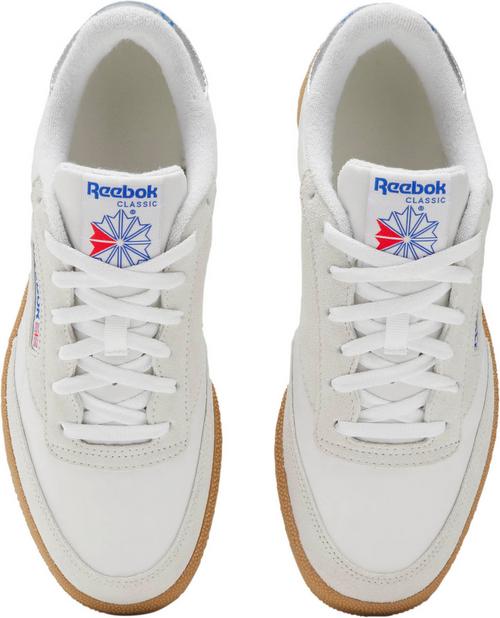 Rückansicht von Reebok Club C 85 Sneaker Herren ftwrwhite-barelygrey-gum
