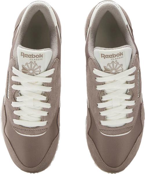 Rückansicht von Reebok Classic Nylon Sneaker Damen gritty grey-gritty grey-chalk