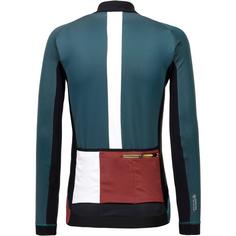Rückansicht von SCOTT RC Pro Warm Fahrradjacke Herren aruba green-wood red