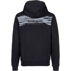 Rückansicht von Napapijri Hoodie Herren black beauty