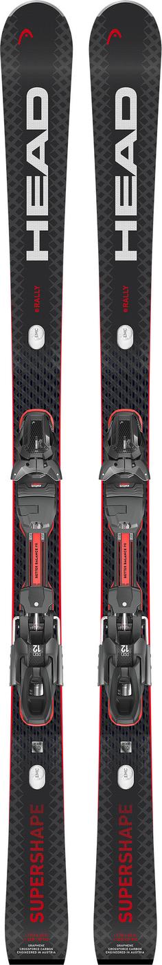 HEAD Supershape e-Rally SW + PRD 12 GW Carving Ski black-red