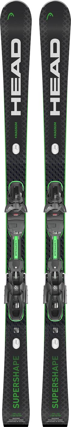 HEAD Supershape e-Magnum SW + PRD 12 GW Carving Ski black-green