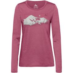 McKinley Shane III Funktionsshirt Damen red wine