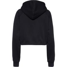 Rückansicht von ICANIWILL Everyday Cropped Sweatjacke Damen black